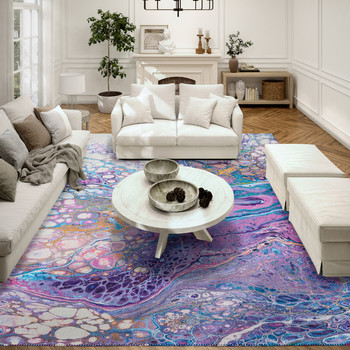 Addison Rugs AKC49 Karina Machine Made Periwinkle Area Rugs