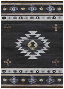 Addison Rugs ASO34 Sonora Machine Made Midnight Area Rugs