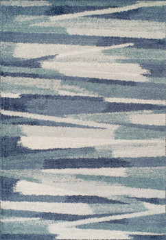 Addison Rugs OSRE35 Reston Shag Blue Area Rugs