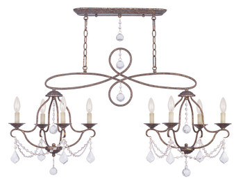 Livex Lighting 8 Light Vbr Island/chandelier - 6437-71