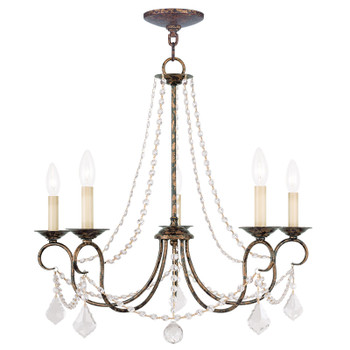 Livex Lighting 5 Light Vbr Chandelier - 6515-71