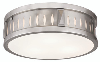 Livex Lighting 3 Light Brushed Nickel Ceiling Mount - 65508-91