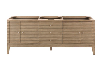 Linear 72" Double Vanity Whitewashed Walnut