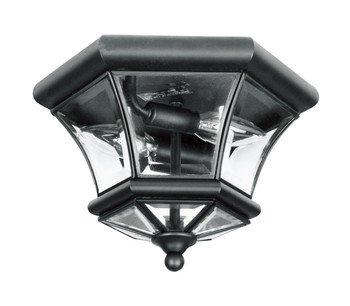 Livex Lighting 2 Light Black Ceiling Mount - 7052-04