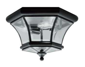 Livex Lighting 3 Light Black Ceiling Mount - 7053-04