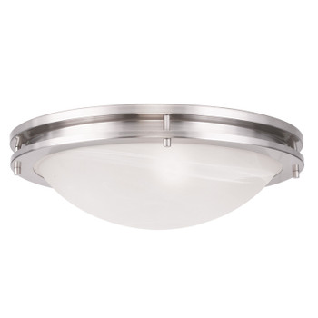 Livex Lighting 3 Light Brushed Nickel Ceiling Mount - 7059-91