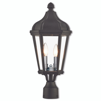 Livex Lighting 2 Lt Tbk Outdoor Post Top Lantern - 76188-14