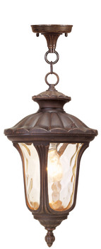 Livex Lighting 1 Light Imperial Bronze Chain Lantern - 7654-58
