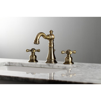 Fauceture FSC19733AX American Classic Widespread Bathroom Faucet, Antique Brass