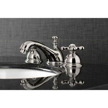 Kingston Brass Restoration Widespread Bathroom Faucets KS396XAX-P