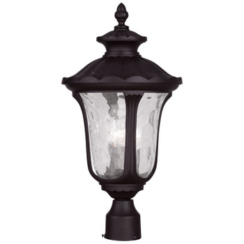 Livex Lighting 3 Light Bronze Outdoor Post Lantern - 7859-07