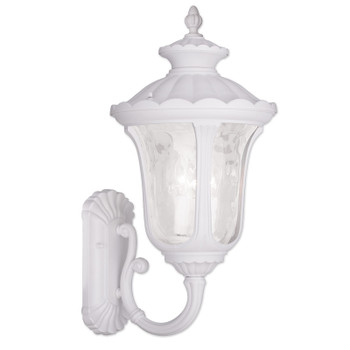 Livex Lighting 3 Light White Outdoor Wall Lantern - 7862-03