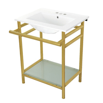 Kingston Brass Sheridan Console Sinks VPB24187W4X-P