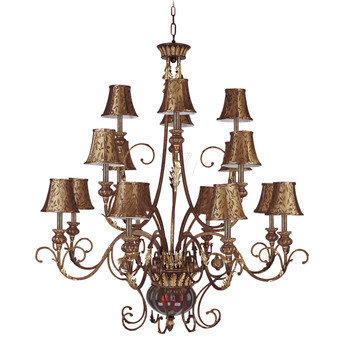 Elk Home Charlotte 18-Light Chandelier - 328-GC-SH13