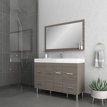 Ripley 48 Inch Gray Vanity With Sink