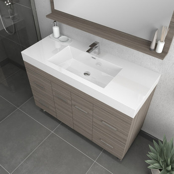 Ripley 48 Inch Gray Vanity With Sink