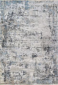 Dynamic Unique Machine-made 4054 Blue/grey Area Rugs