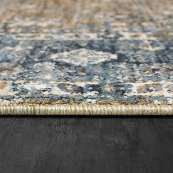 Dynamic Dakota Machine-made 6644 Beige/blue Area Rugs