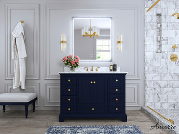 Audrey 48 In. Bath Vanity Set In Heritage Blue