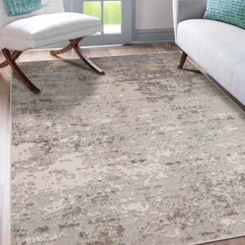 Amer Rugs Alpine Amira ALP-1 Gray Power-Loomed Area Rugs