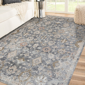 Amer Rugs Fairmont Mella FAI-9 Dark Gray Power-Loomed Area Rugs