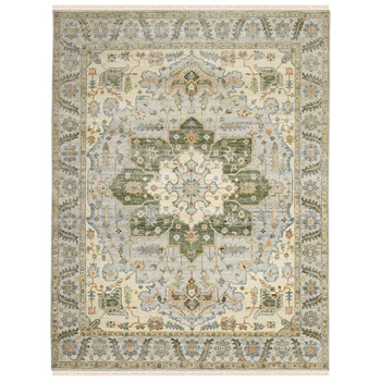 Amer Rugs Milano Caly MIL-10 Stone White Hand-Knotted Area Rugs