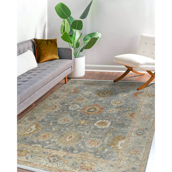 Amer Rugs Willow Nancy WIL-8 Gray Hand-Knotted Area Rugs