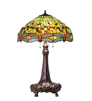 Meyda 31" High Hanginghead Dragonfly Table Lamp