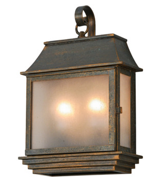 Meyda 10" Wide Bastille Lantern Wall Sconce - 147471