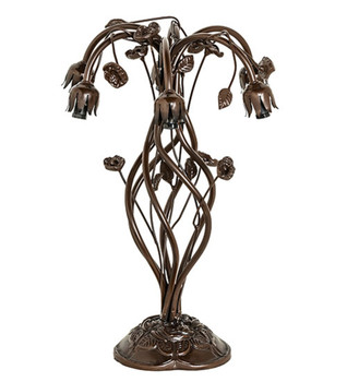 Meyda 19" High Pond Lily 6 Light Table Base