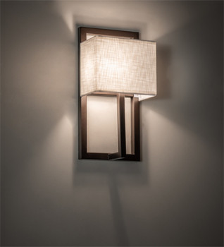 Meyda 6" Wide Quincy Wall Sconce