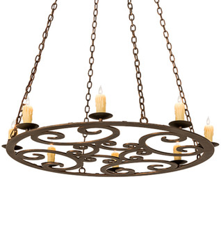 Meyda 42" Wide Ashley 8 Light Pendant