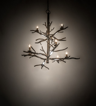 Meyda 36" Wide Winter Solstice 9 Light Chandelier