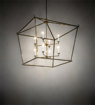 Meyda 50" Square Kitzi Tapered Pendant