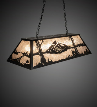 Meyda 48" Long Mountain Range Oblong Pendant