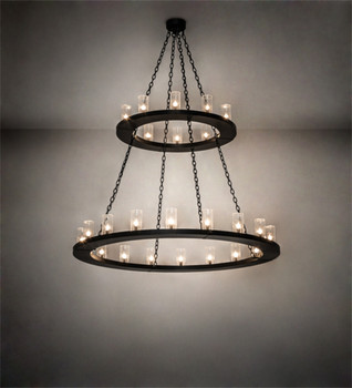 Meyda 60" Wide Loxley 28 Light Two Tier Chandelier - 229405