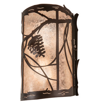 Meyda 10" Wide Whispering Pines Wall Sconce - 231469