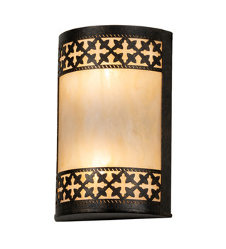 Meyda 8" Wide Cardiff Wall Sconce