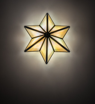 Meyda 11" Wide Star Wall Sconce