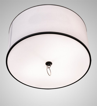 Meyda 24" Wide Cilindro Textrene Pendant