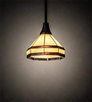 Meyda 8" Wide Topridge Mini Pendant - 236479