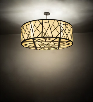 Meyda 48" Wide Cilindro Rich Pendant