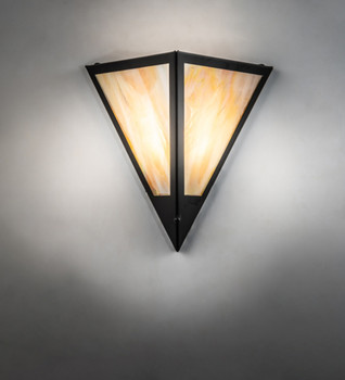 Meyda 14" Wide Mission Point Wall Sconce