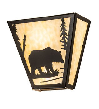 Meyda 13" Wide Bear Creek Right Wall Sconce