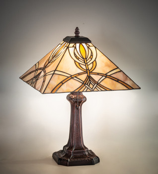 Meyda 18" High Glasgow Bungalow Table Lamp