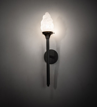 Meyda 5" Wide Rhodes Wall Sconce