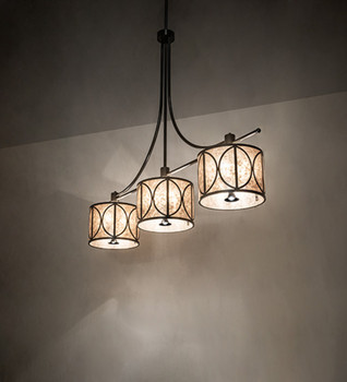 Meyda 90" Long Penelope 3 Light Pendant