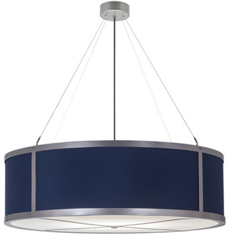 Meyda 42" Wide Cilindro Textrene Pendant - 247607