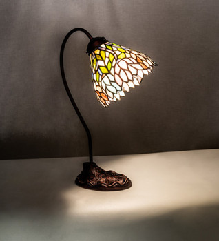 Meyda 18" High Wisteria Desk Lamp