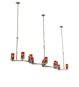 Meyda 118" Long Cero 14 Light Oblong Chandelier